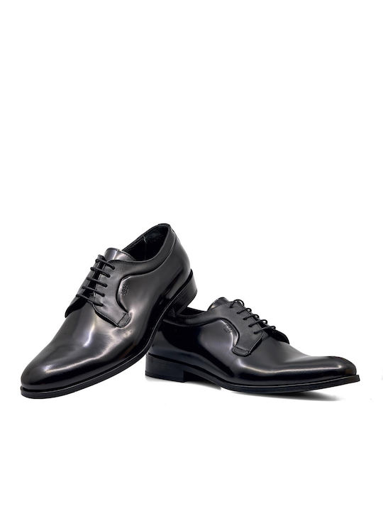 Boss Shoes Men's Leather Dress Shoes Spazz Point Black