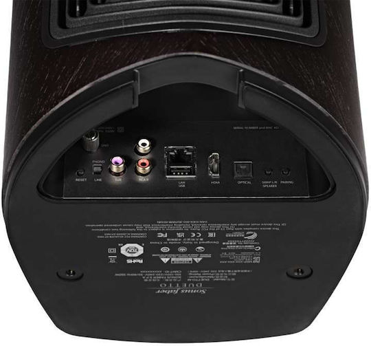 Sonus Faber Duetto Самоусилващи се тонколони 2 Брой шофьори 250W (Двойка) Сив