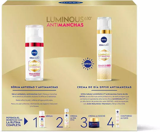 Nivea Luminous 630 Skin Care Set for Αnti-ageing 2pcs
