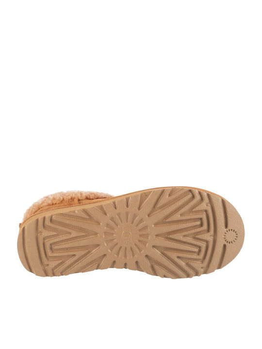Classic Ultra Mini Suede Γυναικεία Μποτάκια Καφέ