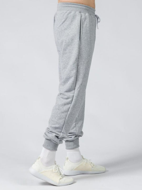 Sweatpants with Elastic Light Gray