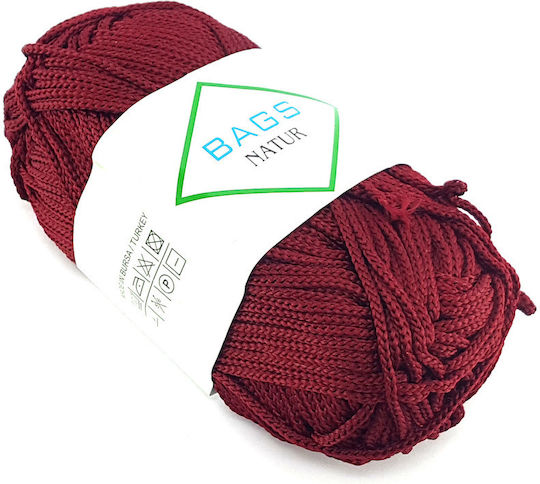 Bags Natur Πολυεστέρας Μπορντώ 70m 100gr