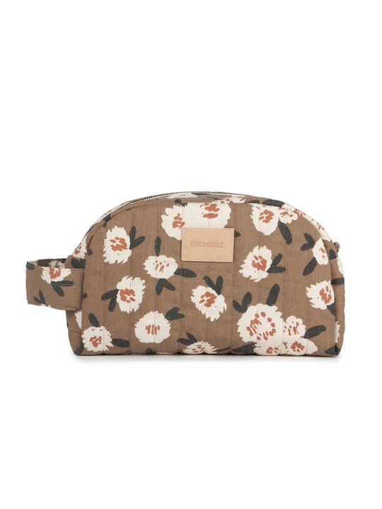 Nobodinoz Toiletry Bag in Brown color 26cm