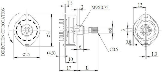 On-Off switch 1pcs