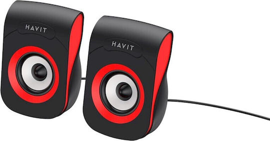 Havit SK599 2.0 Speakers 3W Red