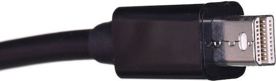 Lanberg Μετατροπέας mini DisplayPort male σε HDMI female 1τμχ AD-0005-BK