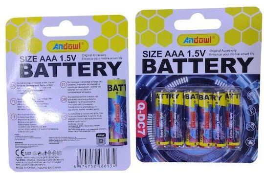 Andowl Μπαταρίες Λιθίου AAA 1.5V 6τμχ