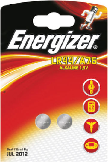 Energizer Αλκαλικές Μπαταρίες Ρολογιών LR44 1.5V 2τμχ
