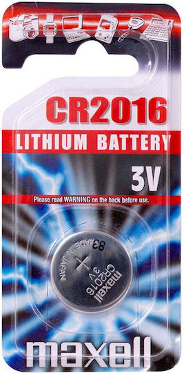 Maxell Hologram Batterien Lithium für Uhren CR2016 3V 5Stück