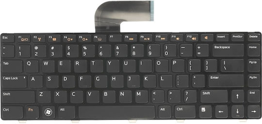 Movano Πληκτρολόγιο Laptop για Dell Vostro 3350, 3450, 3550 με Backlit & με Πλαίσιο και Διάταξη Αγγλικά (US) σε Μαύρο χρώμα KL/DE-3350B