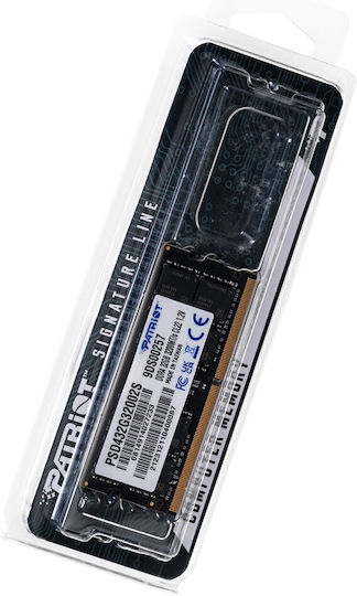 メモリー PATRIOT 32GB PSD432G32002S Patriot Memory DDR4 3200MHz PC4-25600 32GB Mémoire メモリー