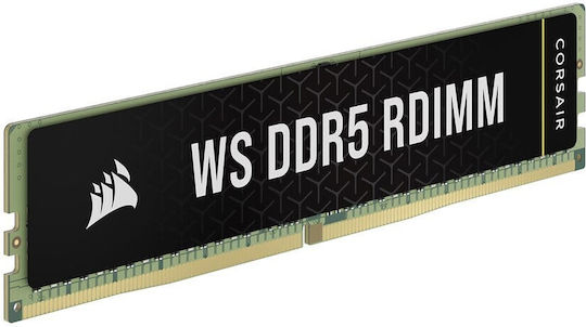 Corsair WS 64GB DDR5 RAM with 4 Modules (4x16GB) and 5600 Speed for Server