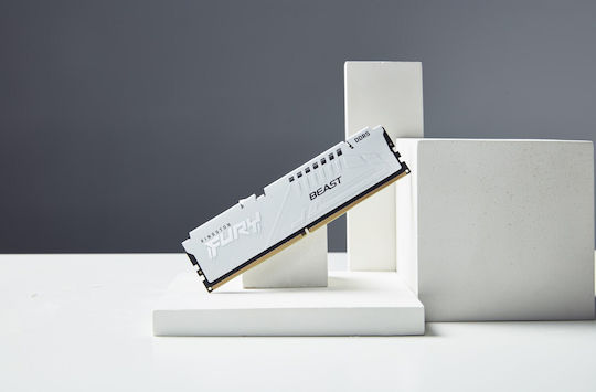 Kingston Fury Beast DDR5 με Module 1x16GB και Ταχύτητα 6400 για Desktop