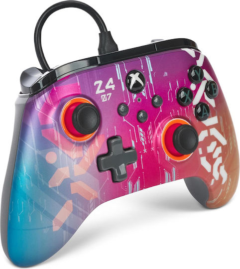 PowerA Enhanced Wired Gamepad for Xbox Series Cyber Style