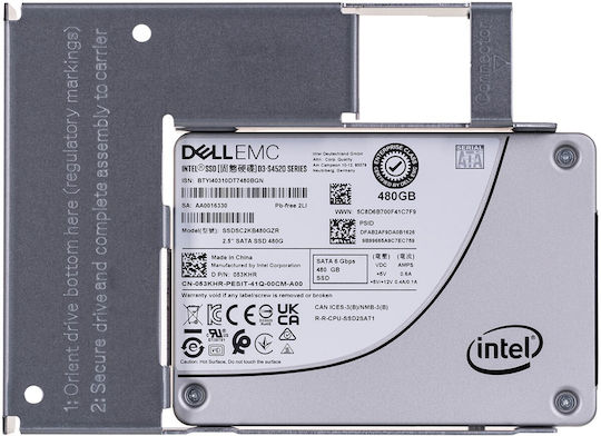 Dell SSD 480GB τύπου 3.5'' με σύνδεση SATA III 345-BDZB