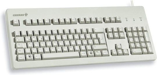Cherry G80-3000 Doar tastatura Engleză US Light Grey