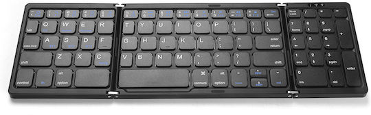 B089 Foldable Ασύρματο Bluetooth Πληκτρολόγιο Αγγλικό US