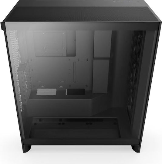 NZXT H7 Flow Gaming Midi Tower Κουτί Υπολογιστή με Πλαϊνό Παράθυρο Μαύρο