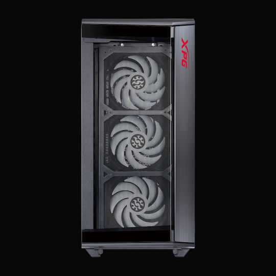 Adata XPG Battlecruiser Gaming Middle Tower Cutie de calculator cu iluminare RGB Negru