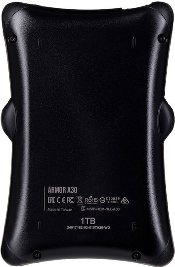 Silicon Power Armor A30 USB 3.0 Εξωτερικός HDD 1TB 2.5" Μαύρο