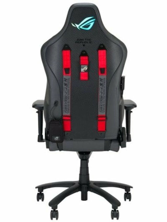 Asus ROG Chariot X Καρέκλα Gaming Δερματίνης με Ρυθμιζόμενα Μπράτσα και RGB Φωτισμό Μαύρη