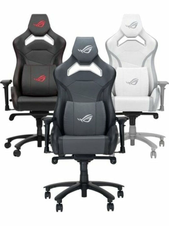 Asus ROG Chariot X Core Καρέκλα Gaming Δερματίνης με Ρυθμιζόμενα Μπράτσα και RGB Φωτισμό Black/Red