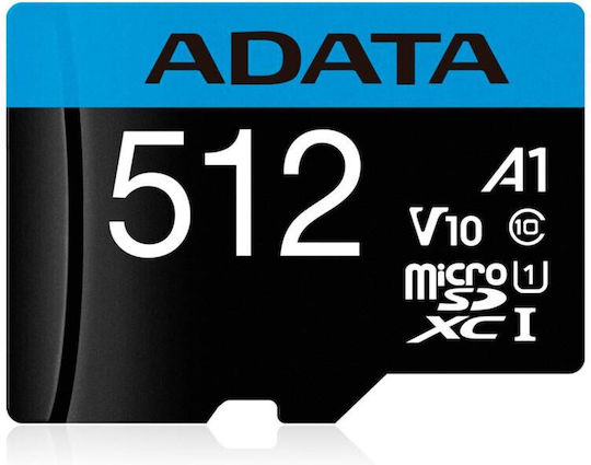 Adata Premier microSDXC 512GB U1 V10 A1 UHS-I 100MB/s