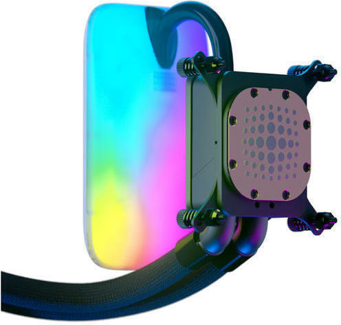 HYTE Thicc Q60 Water Cooling AIO CPU With 2 Fans 120mm And RGB Lighting