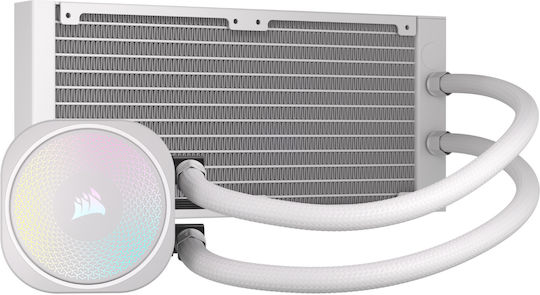 Corsair Nautilus 240 RS Water Cooling AIO CPU with 2 120mm Fans and ARGB Lighting White
