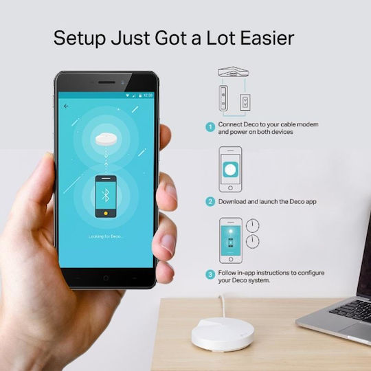 TP-LINK Deco M9 Plus v1 WiFi Mesh Network Access Point Wi‑Fi 5 Dual Band (2.4 & 5GHz)