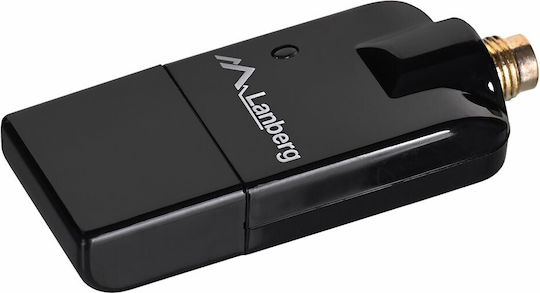 Lanberg NC-0150-WE Αντάπτορας Δικτύου USB με Ασύρματη Σύνδεση Wi-Fi 150Mbps και Αποσπώμενη Κεραία
