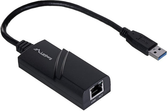 Lanberg NC-1000-01 Αντάπτορας Δικτύου USB με Ενσύρματη Σύνδεση Gigabit Ethernet