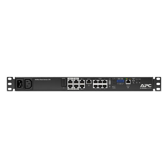 APC Patch Panel 10 Θυρών Μαύρο