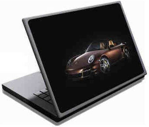 Lamtech Porsche Car αυτοκόλλητο για Laptop 12.4" Μαύρο