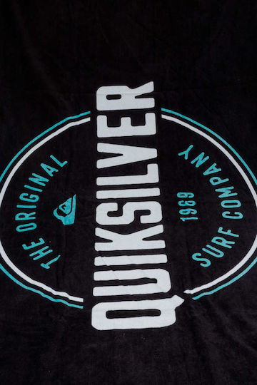 Quiksilver Freshness Βαμβακερή Μαύρη 80x160εκ.