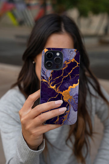 Sonique Marble Series Case for Xiaomi Mi 11 Lite 4G Mi 11 Lite 5G Purple