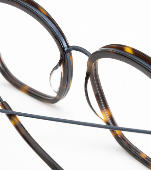 Woodys Barcelona Women's Metal Butterfly Brown Tortoise Prescription Eyeglass Frame Marion 02