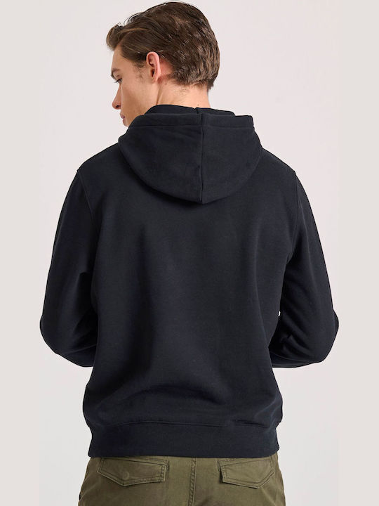 Garderobe mit Kapuze Schwarz