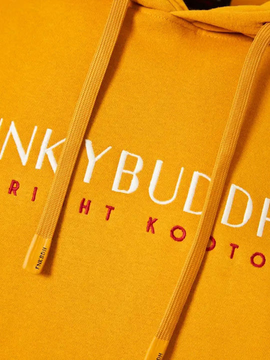Sweatshirt with Hood Mustard Yellow