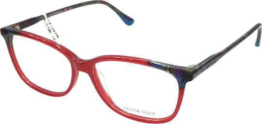 Tailor Made Women's Acetate Brown Tortoise Prescription Eyeglass Frame TM15280-C5
