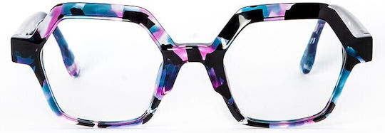 Les Pieces Uniques Frida Plastic Eyeglass Frame Brown Tortoise Lpu-frida-82