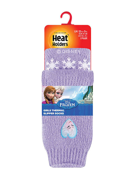 Heat Holders Kids' Slipper Socks Purple