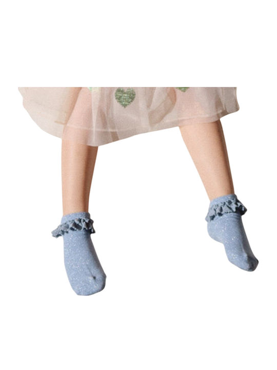 Konges Slojd Kids' Socks Sand-blue 2 Pairs