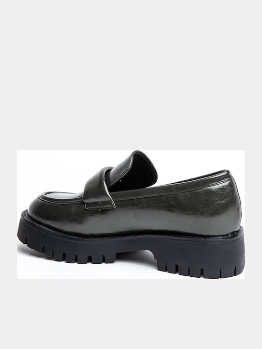 Γυναικεία Loafers σε Πράσινο Χρώμα