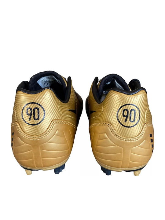 Nike Total 90 Shoot Kids Molded Soccer Shoes Gold 318873-701