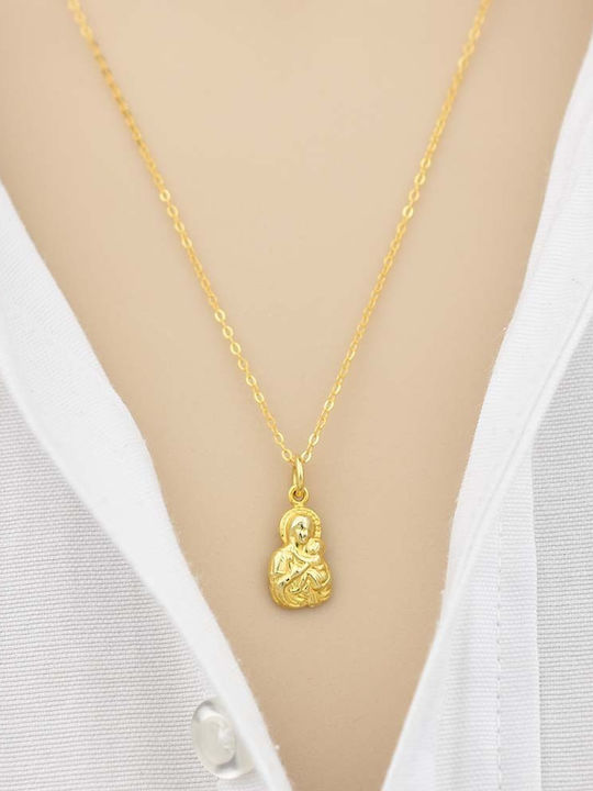 Goldjewels Κολιέ Φυλαχτό από Επιχρυσωμένο Ασήμι