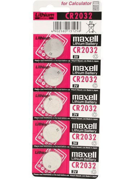 Cr2032 Button Battery Li 3 V Maxell