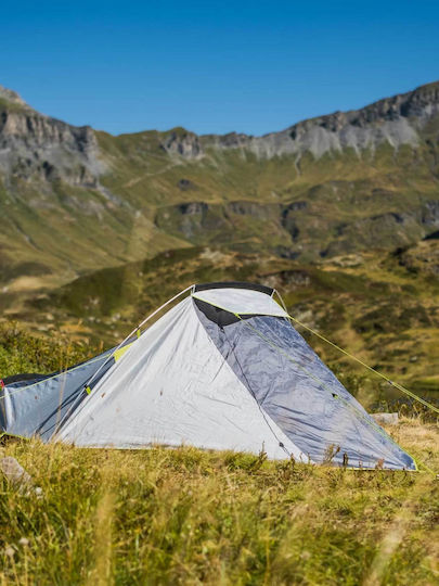 Coleman Cobra 2 Camping Tent Mountaineering Grey with Double Cloth 4 Seasons for 2 People Waterproof 3000mm 190x270x100cm
