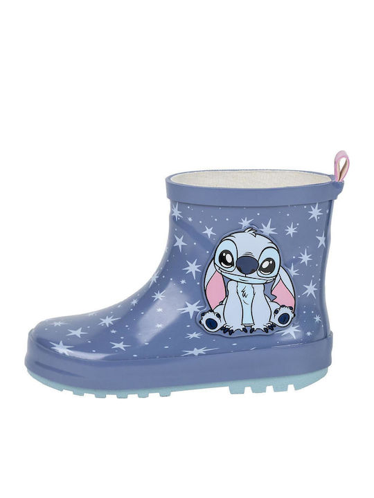 Cizme de cauciuc pentru copii Lilo&stitch Albastre