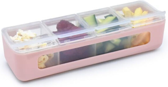 Melii Recipient pentru copii din plastic Roz